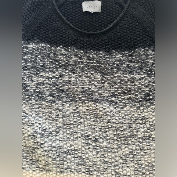 MAIYET Degrade Chunky Mohair Knit Sweater - Picture 5 of 6